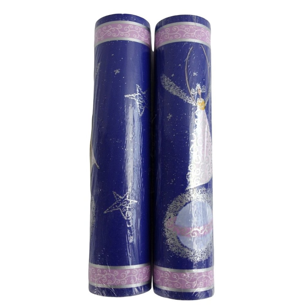 Angels Stars and Moons Prepasted Decorative Wallpaper Borders Set of 2 Rolls